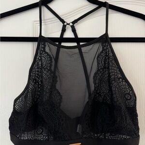Calvin Klein Elegant Black Mesh Lace Bralette